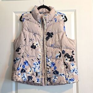 Women's Lands' End XL puffy vest